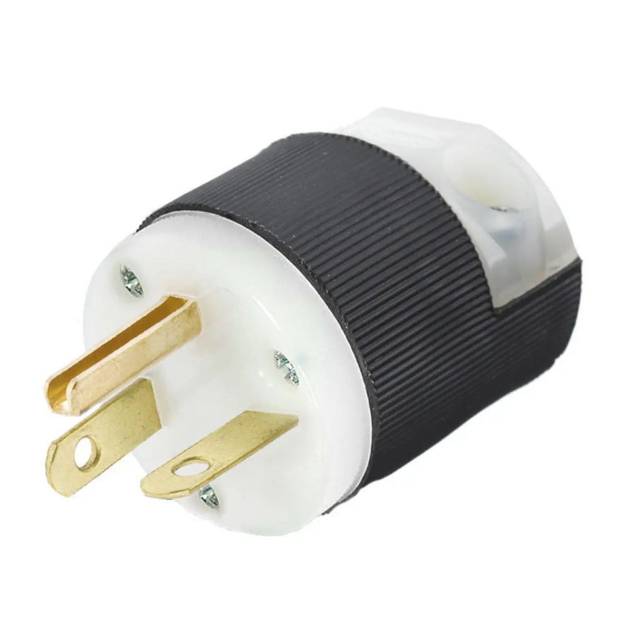 Hubbell HBL8452C AC Plug NEMA 15-50 Male Angled