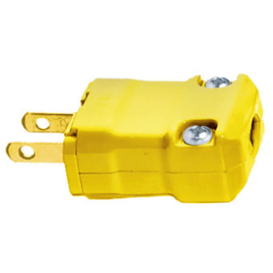 Hubbell HBL5869VY AC Connector NEMA 1-15 Female Valise Yellow