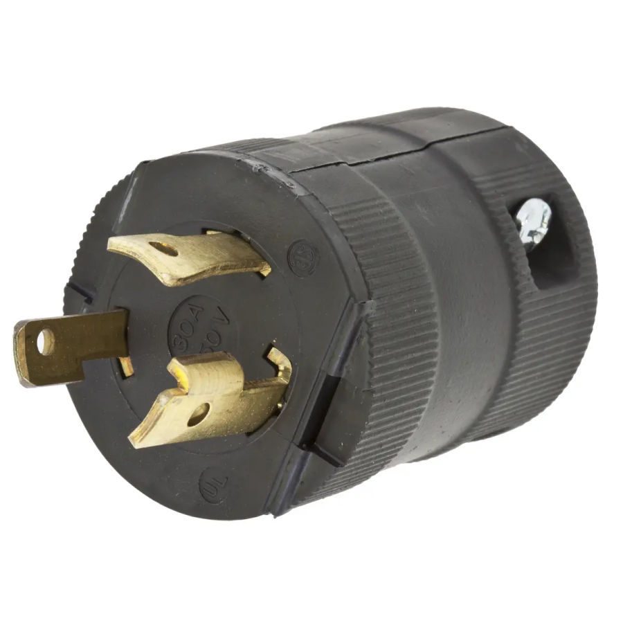 Japan JIS8303 Plug to IEC320 C15 Connector 2.5 Meters / 8 Feet 12A