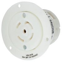 3-Pole 4-Wire 60 Amp 250V NEMA 15-60P Angled Industrial Plug - Black, Heavy Duty Commercial Grade