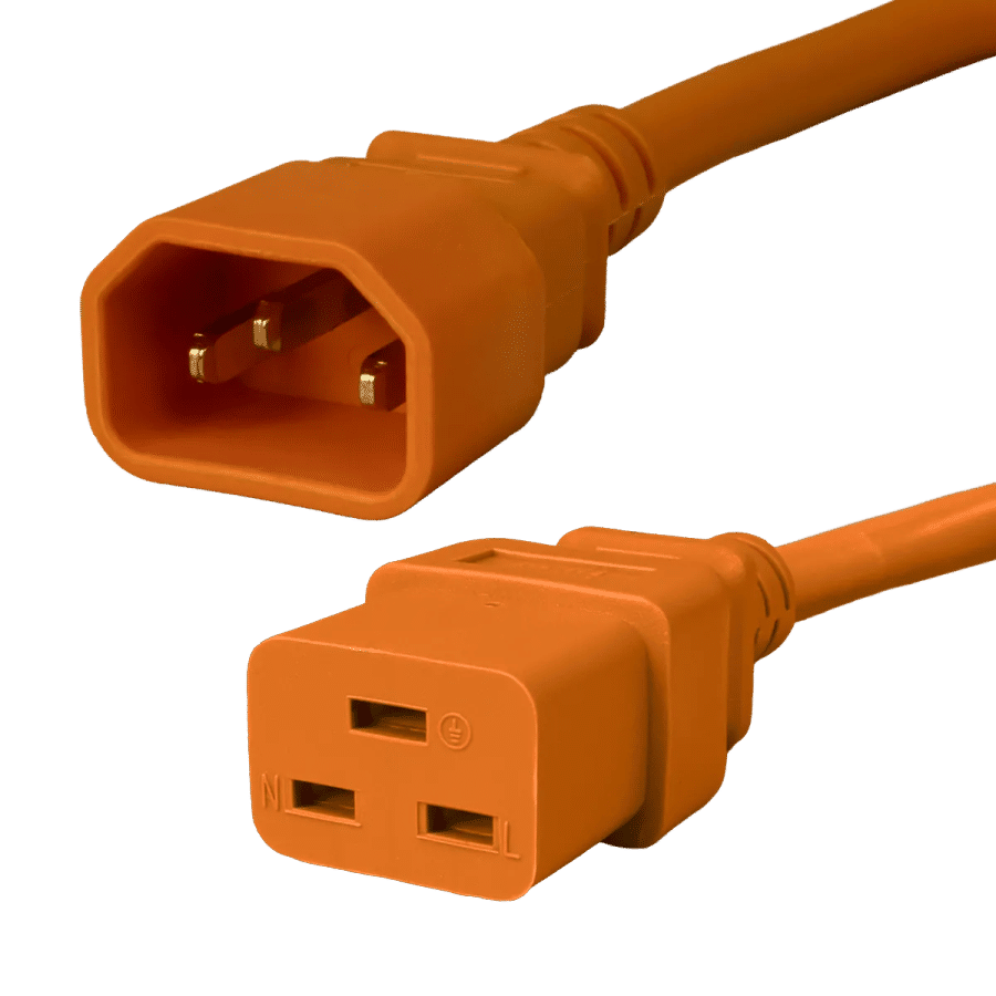 NEMA 5-15 Plug to 5-15 Connector Locking 3.7 Meters / 12 Feet 15A