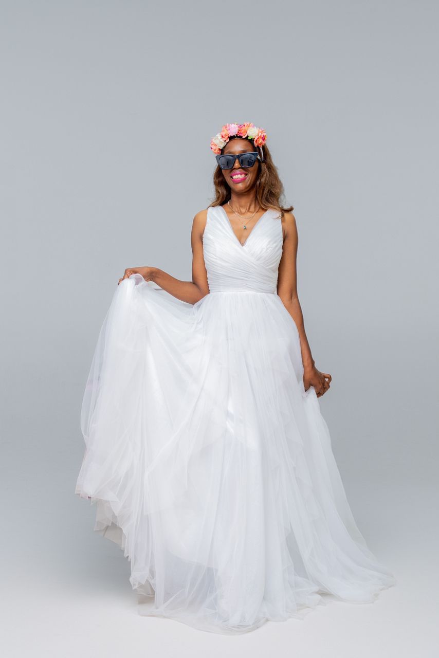 Cloud Nine Wrapped Tulle Dress