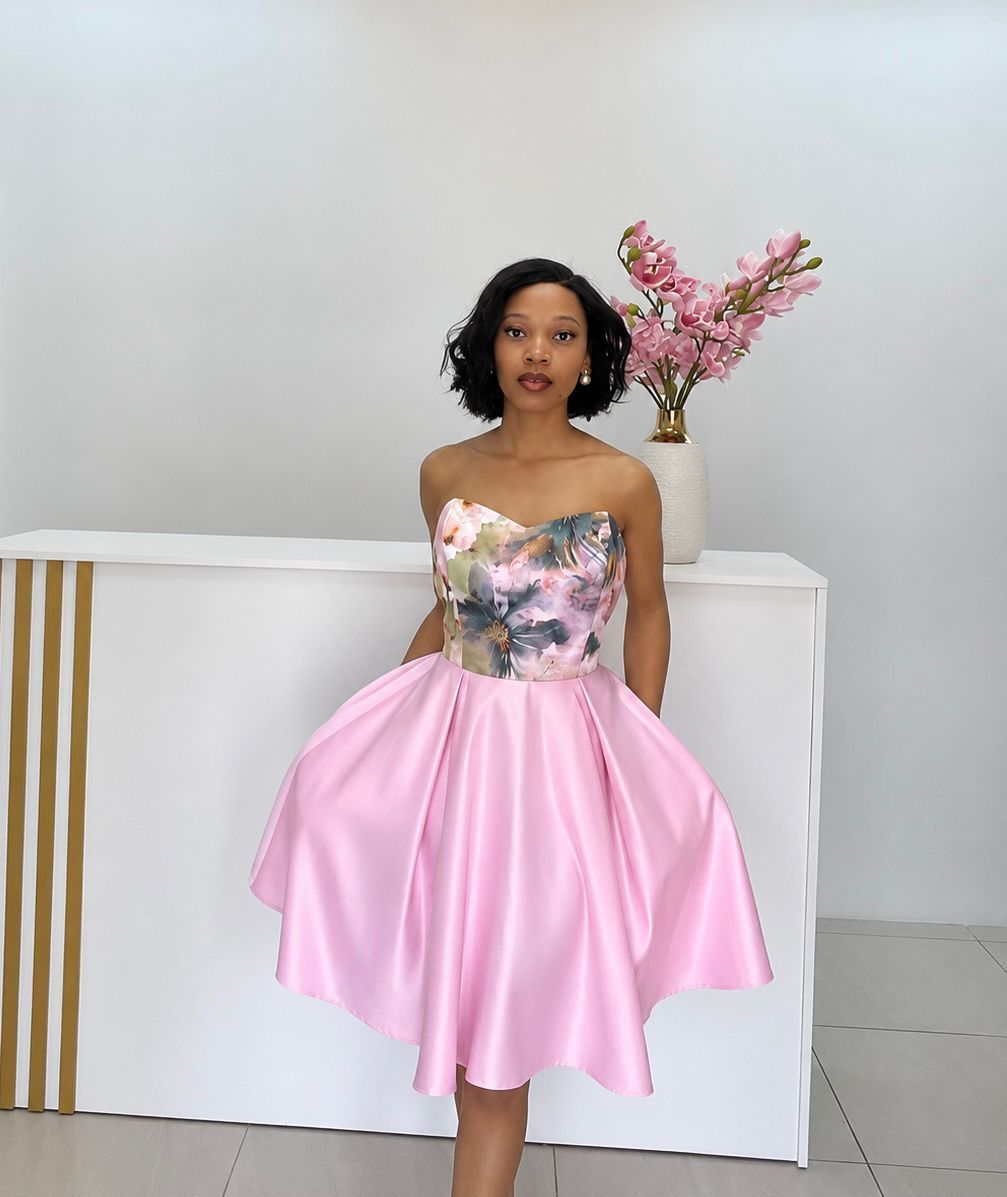Blossom Harmony Strapless Cocktail Dress