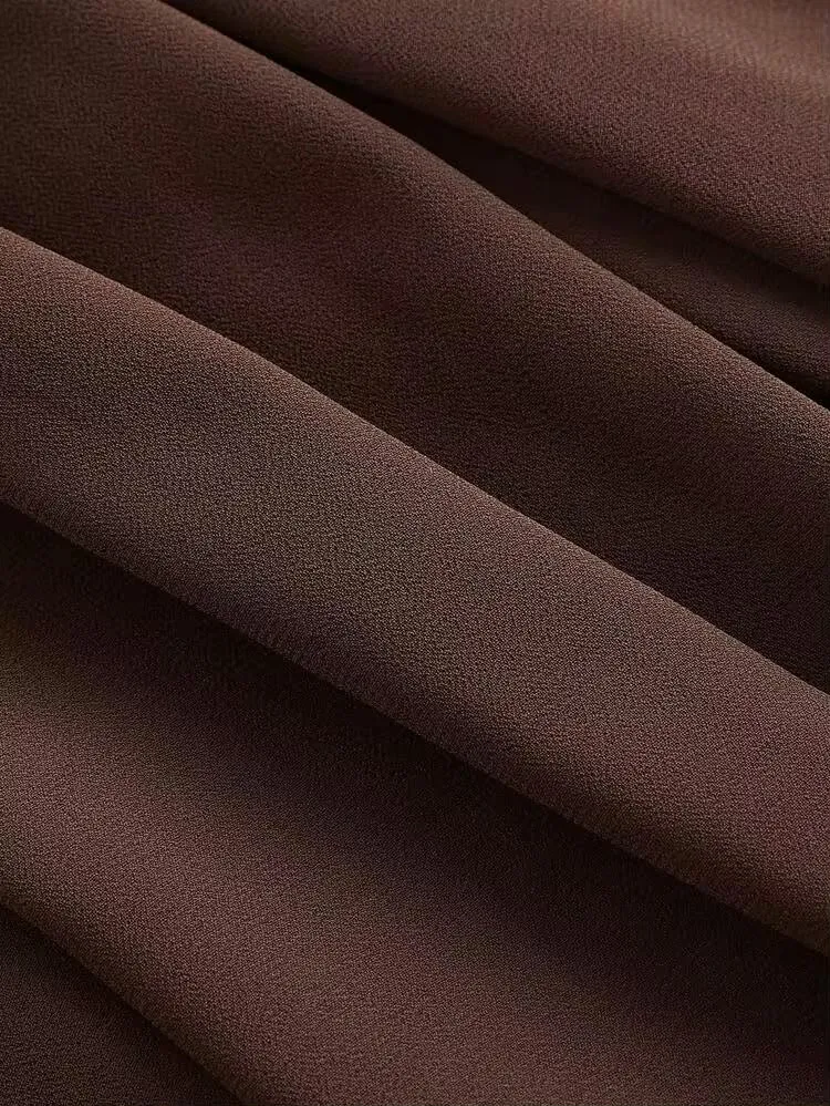 short brown dress