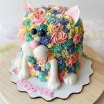 Торт "Кремовый котик"