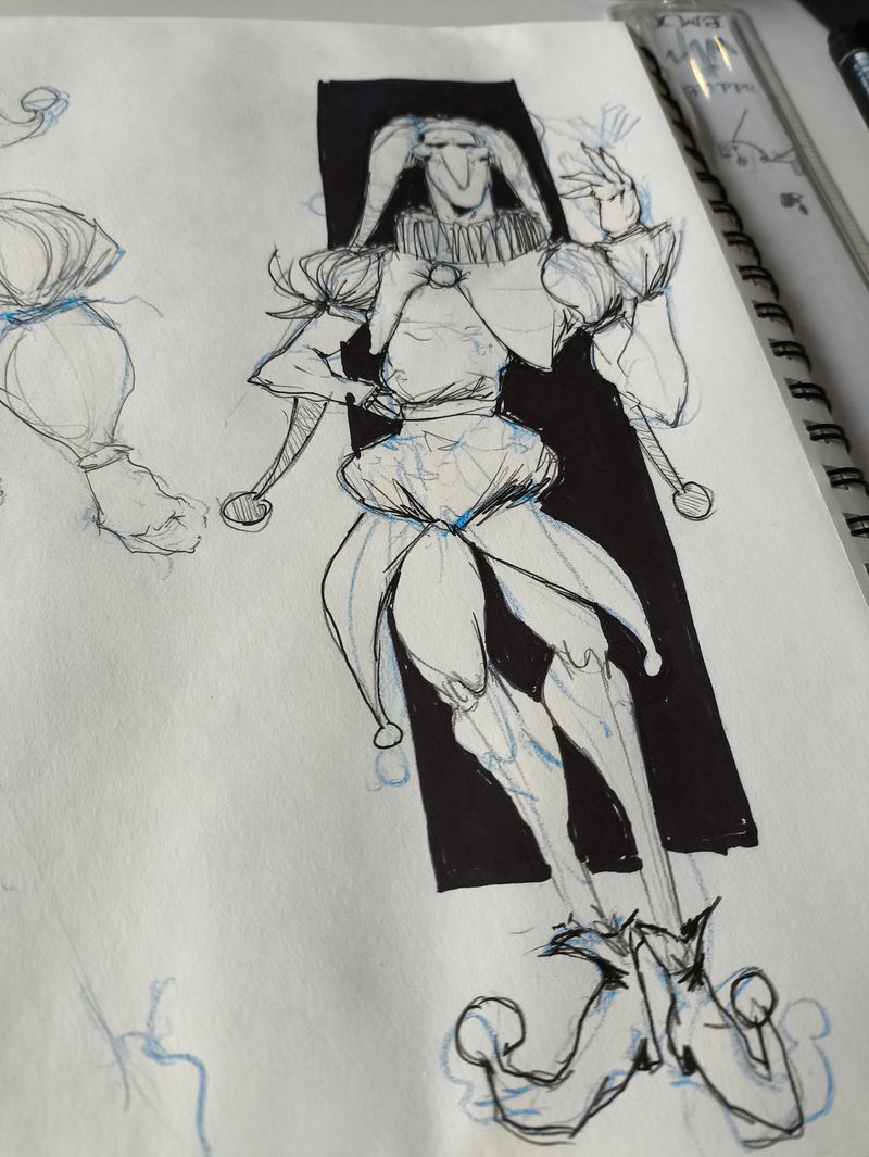 Grayscale anatomical torso drawing highlighting muscle structure and value shifts.