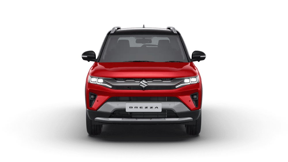 Geometric Front Grille with Chrome & Dual LED DRLs