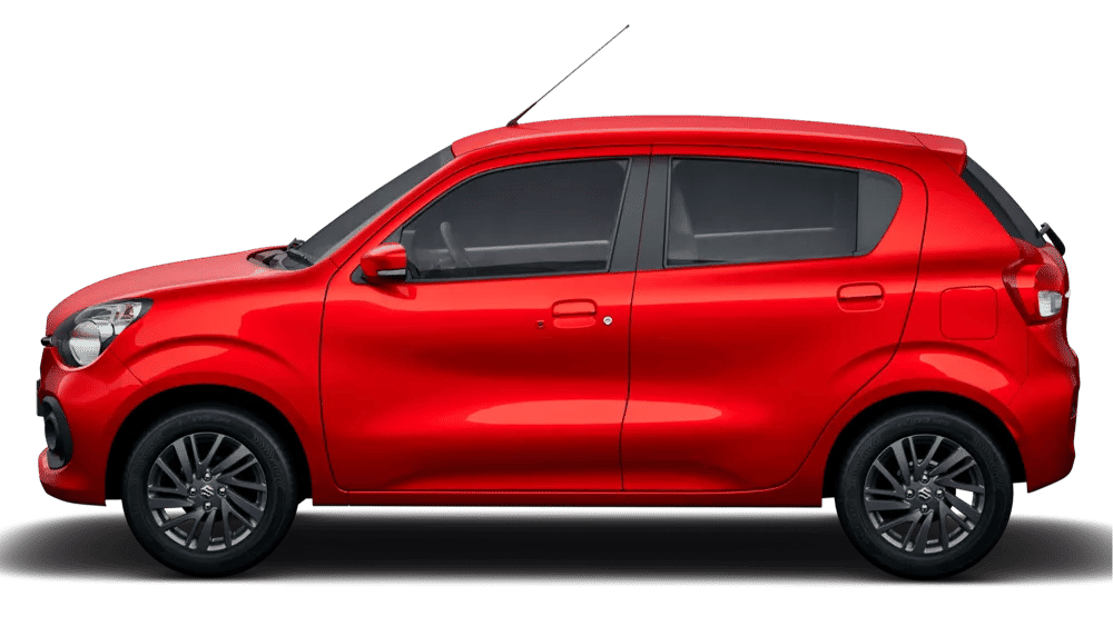 Flowing Aerodynamic Silhouette with 15-inch Black Alloy Wheels