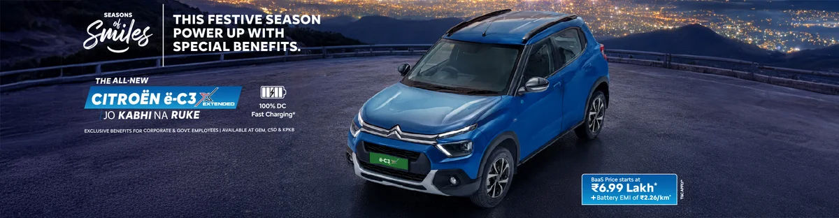 Citroën ë-C3 Electric SUV Panorama