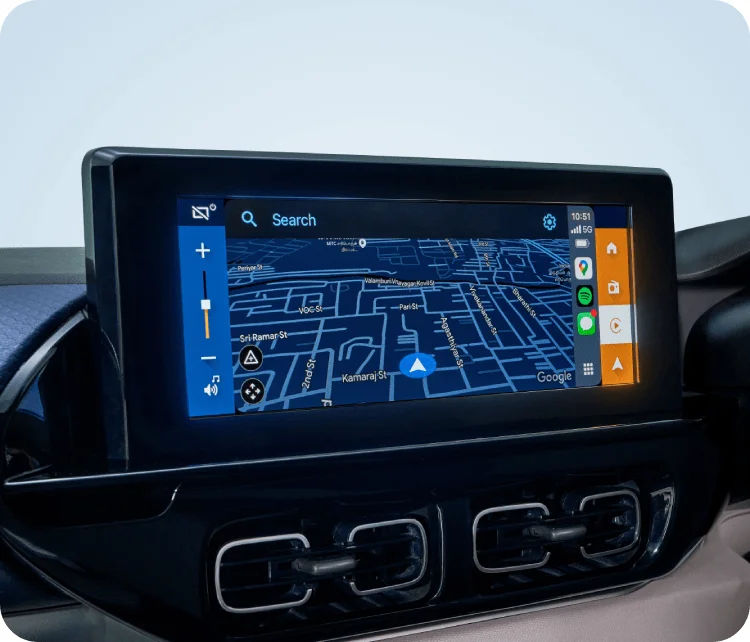 Connected Car Navigation & Range Monitor