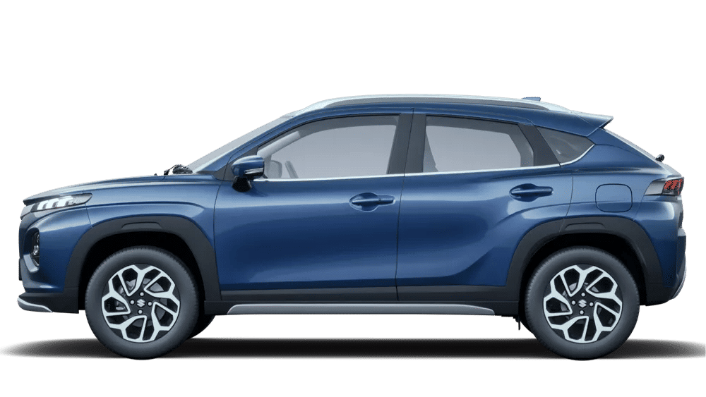 Aerodynamic Sloping Fastback Roofline with 16-inch Precision-Cut Alloys