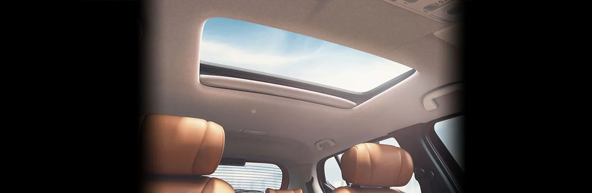 One-Touch Electric Sunroof with Pinch Guard