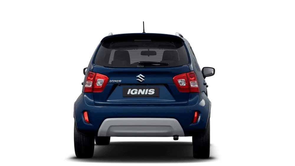 Sporty Rear Bumper with Rugged Silver Skid Plate Accent