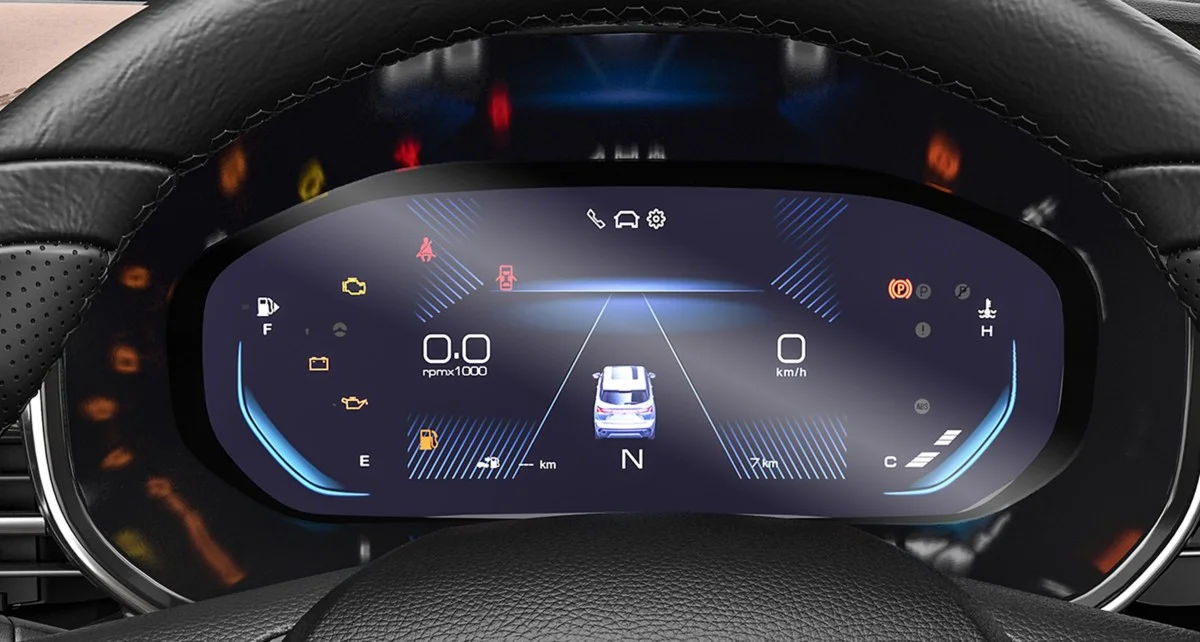 7-inch Full Digital LCD Instrument Cluster