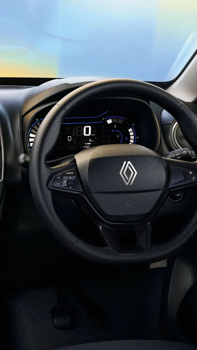 LED Digital Instrument Cluster & Steering-Mounted Controls