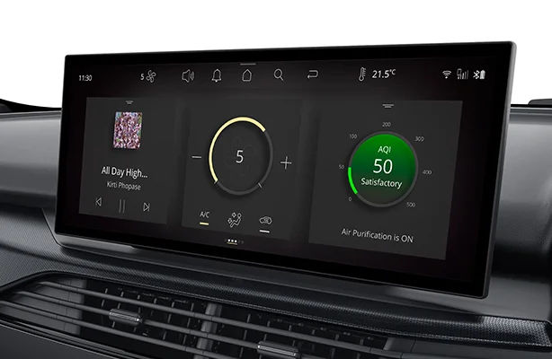 36.9 cm (12.3-inch) Cinematic Harman Neo QLED Touchscreen Infotainment with Wireless Smartphone Mirroring