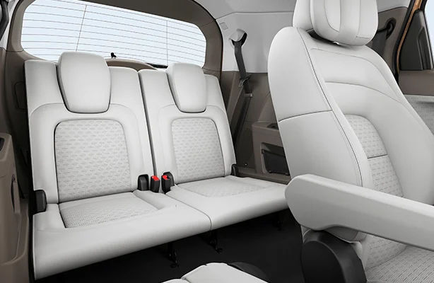Luxurious 3rd Row Theater Seating with Dedicated Blower AC Controls, Cup Holders and Fast USB Ports