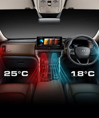 Dual-Zone Fully Automatic Temperature Control (FATC) with Independent Rear AC Vents & Controls