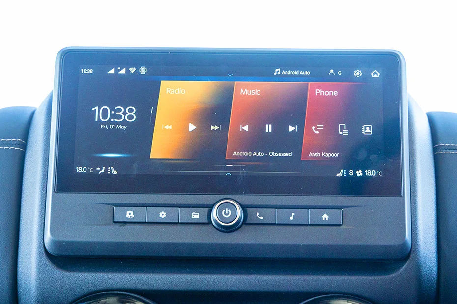 26.03 cm (10.25-inch) HD Floating Touchscreen with Adrenox Connected Intelligence & Wireless CarPlay