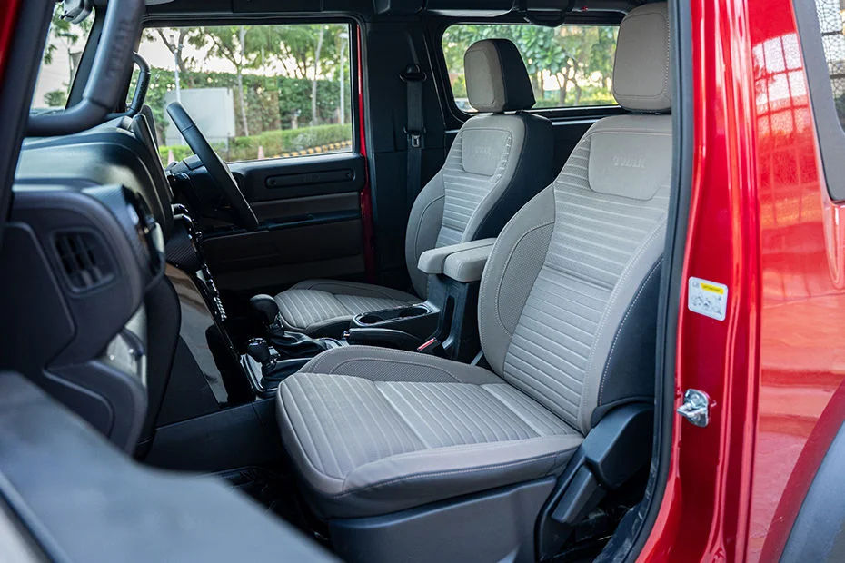 Sporty Contoured Front Bucket Seats with Height & Lumbar Adjustment