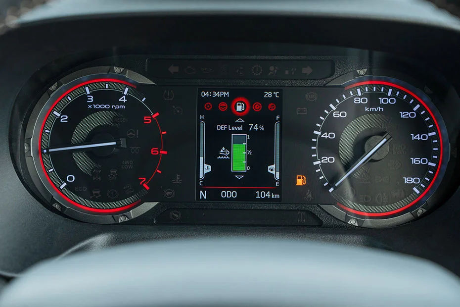 Rugged Dual-Dial Instrument Cluster with Multi-Information Off-Road Display