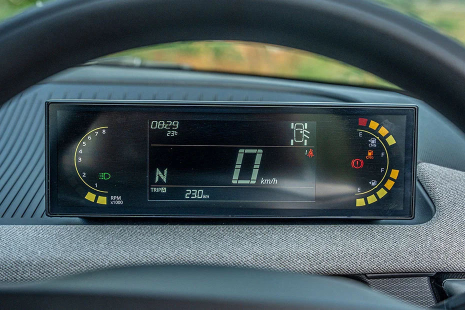 Fully Digital Instrument Cluster with Dual-Dial RPM Gauges & Trip Telemetry