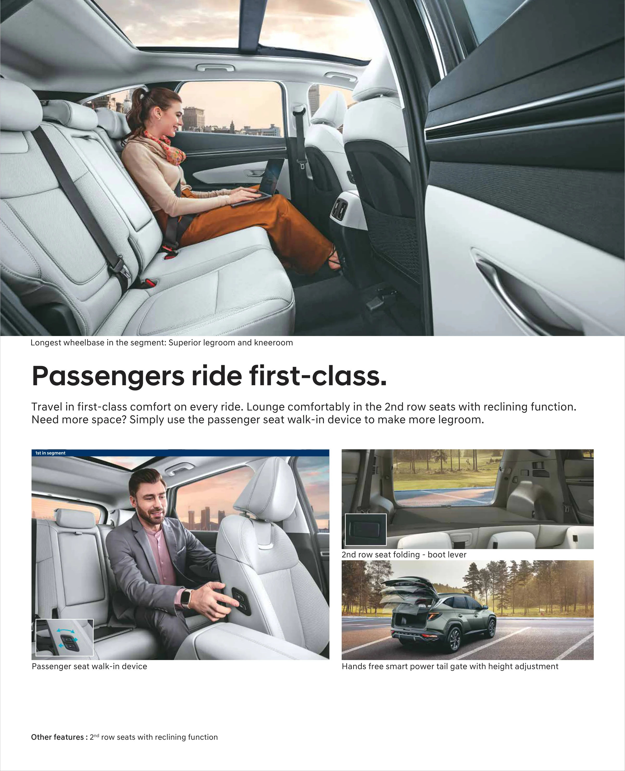 Voice-Enabled Smart Panoramic Sunroof & 10-Way Power Ventilated Memory Seats