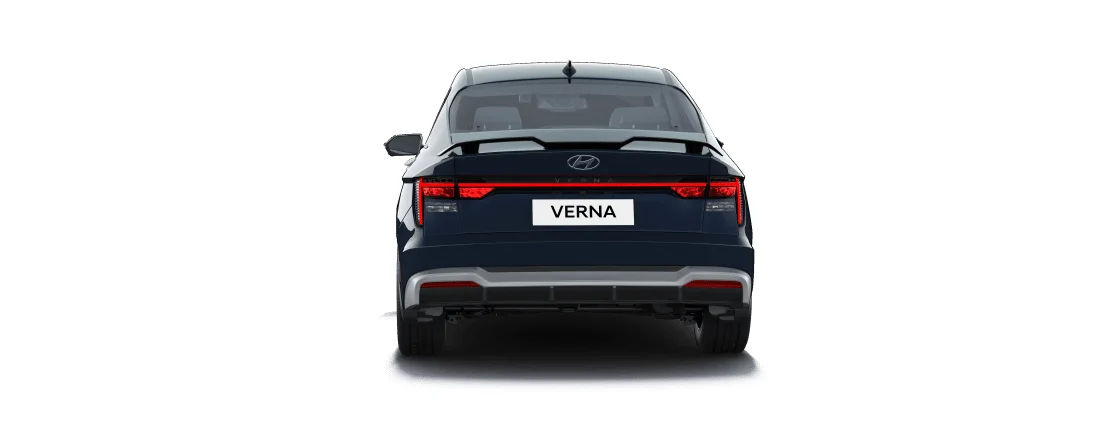 Futuristic Rear Design with Connected H-LED Taillamps and Integrated Trunk Wing