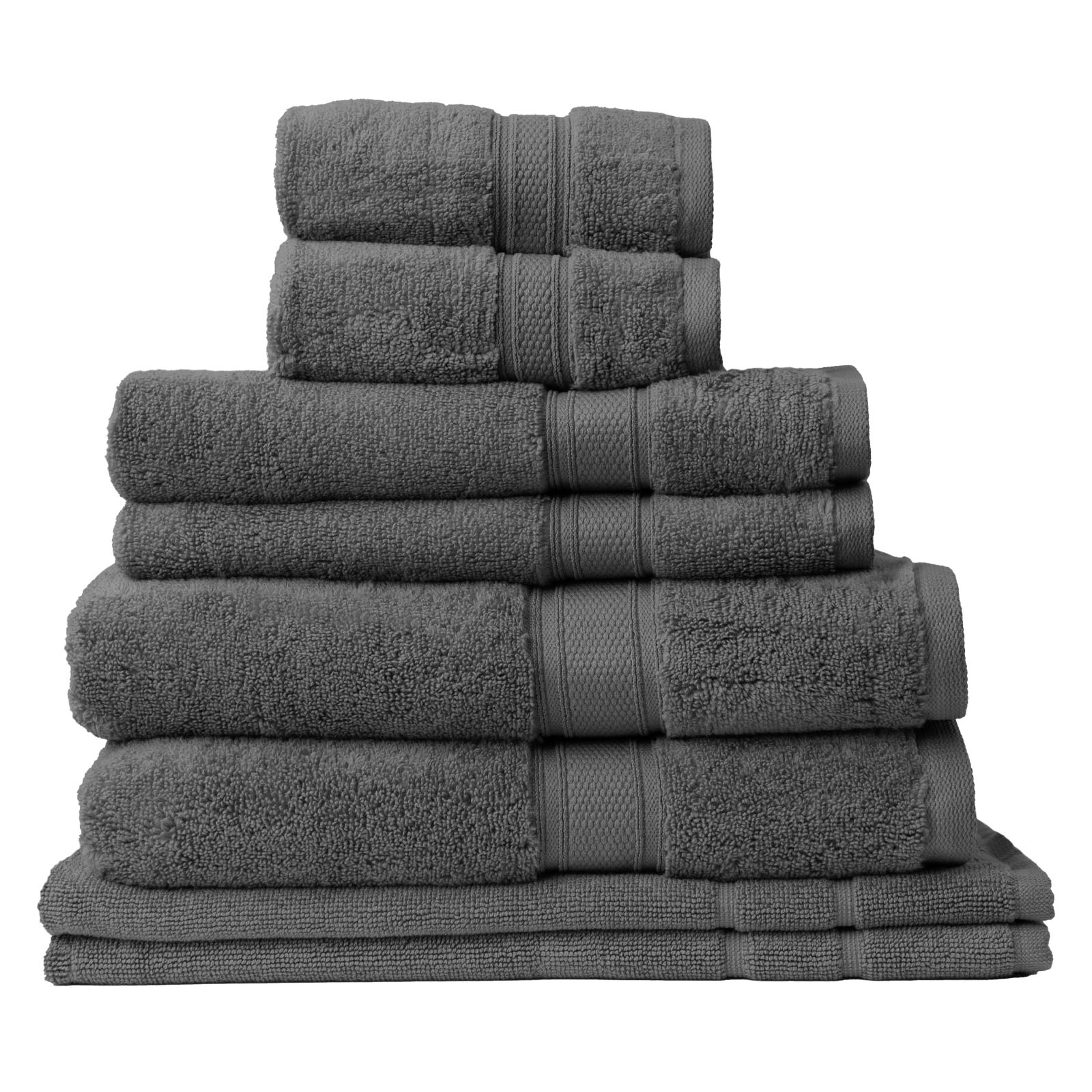 Royal Comfort Towel 8 Piece Set 100% Cotton Zero Twist Luxury Plush Soft - Picture 31 of 70