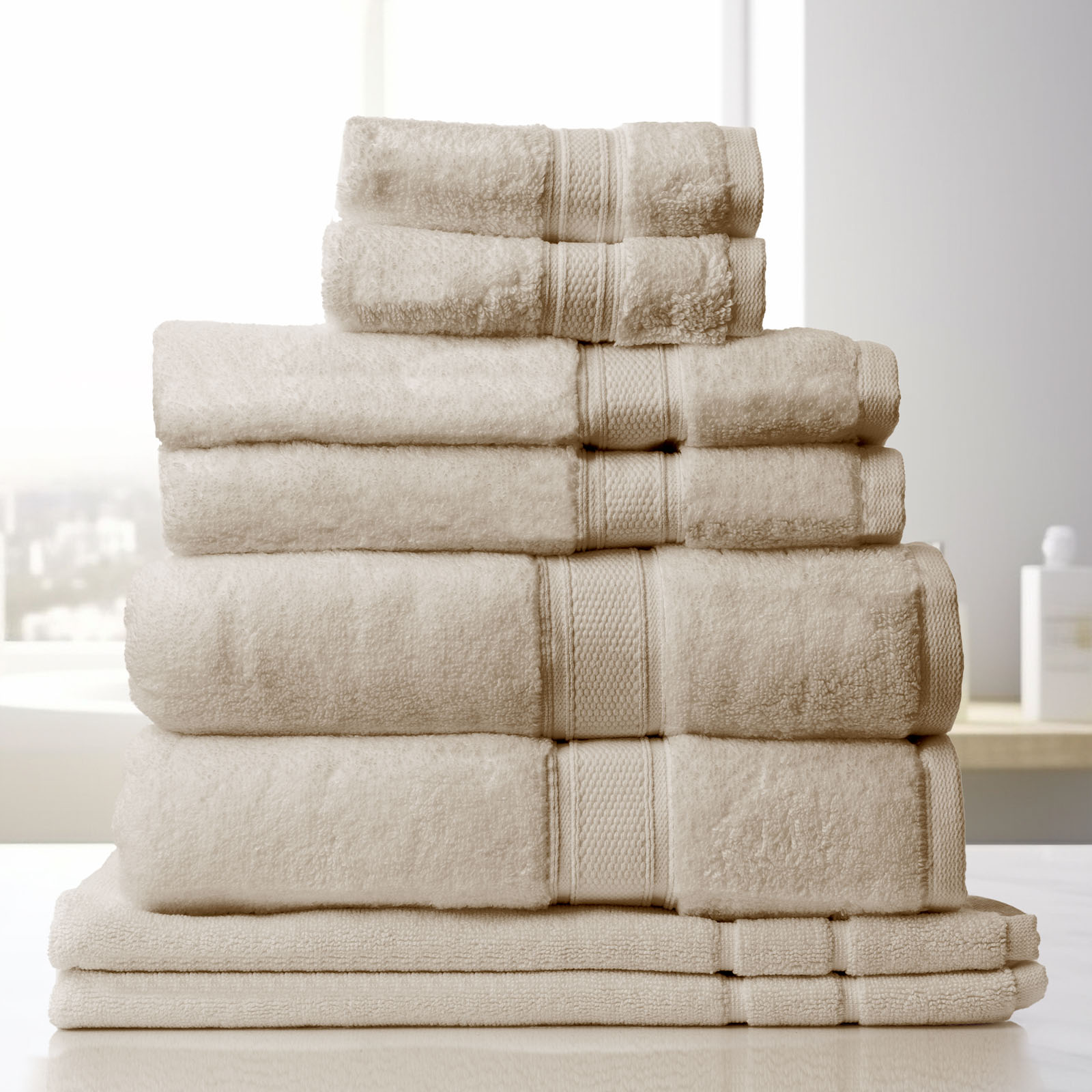 Royal Comfort Towel 8 Piece Set 100% Cotton Zero Twist Luxury Plush Soft - Picture 12 of 70