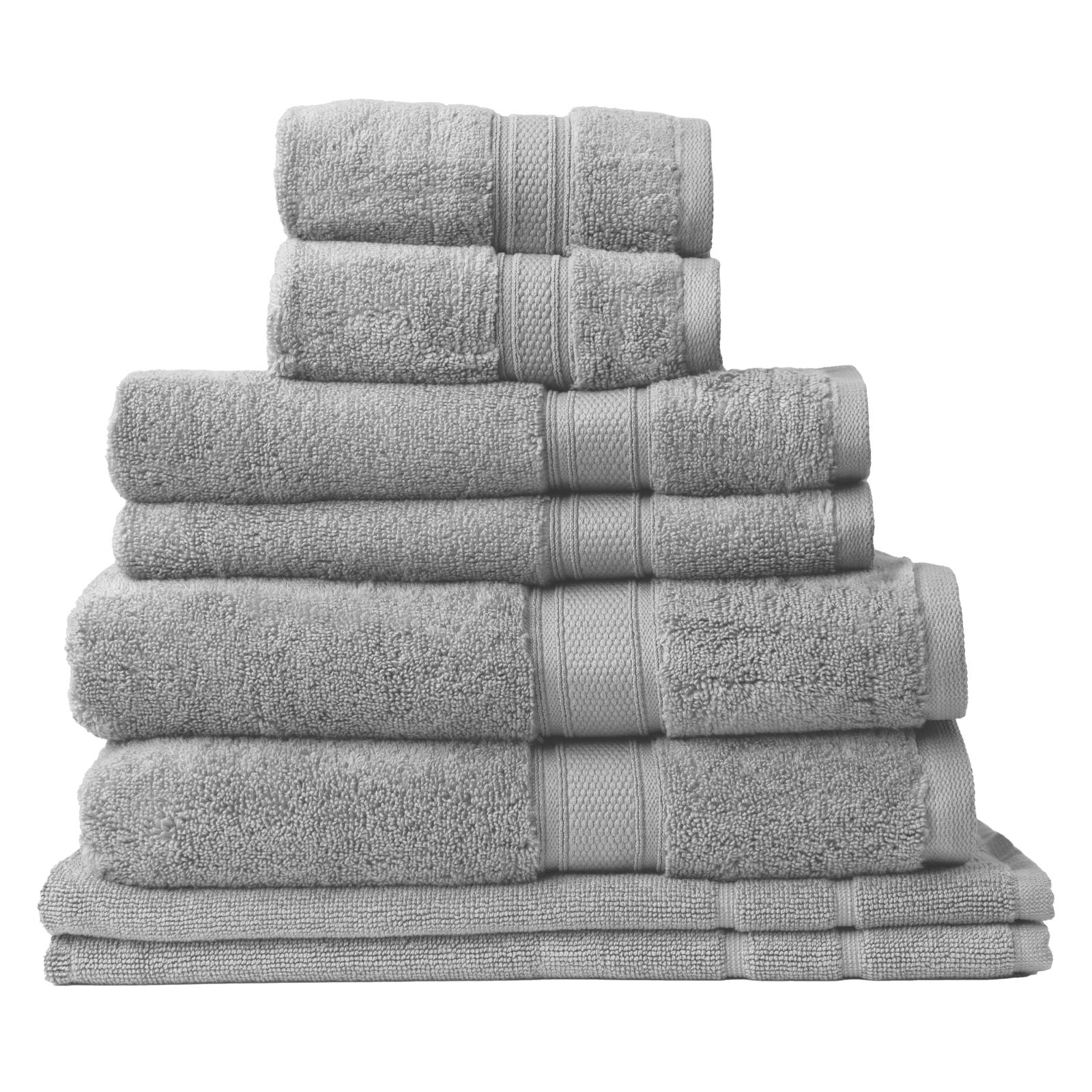 Royal Comfort Towel 8 Piece Set 100% Cotton Zero Twist Luxury Plush Soft - Picture 41 of 70