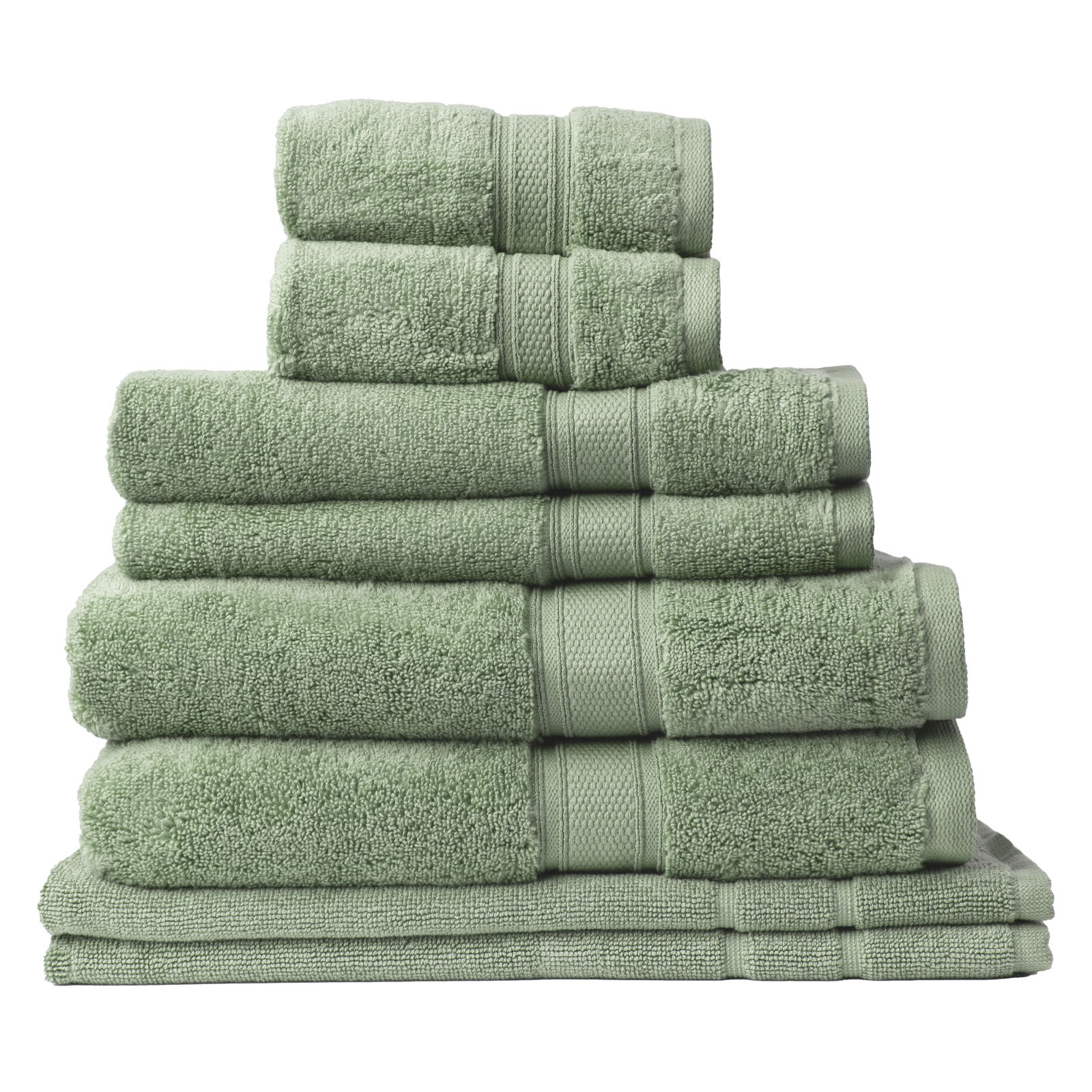 Royal Comfort Towel 8 Piece Set 100% Cotton Zero Twist Luxury Plush Soft - Picture 51 of 70