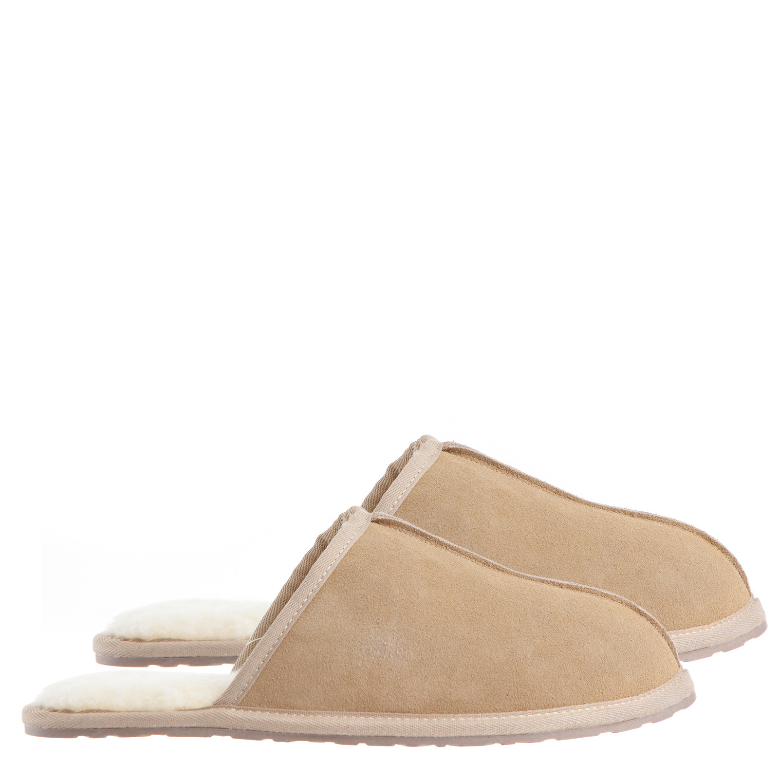 Uggaroo Ugg Scuff Slippers Mens Leather Upper Wool Lining Breathable - Picture 7 of 12