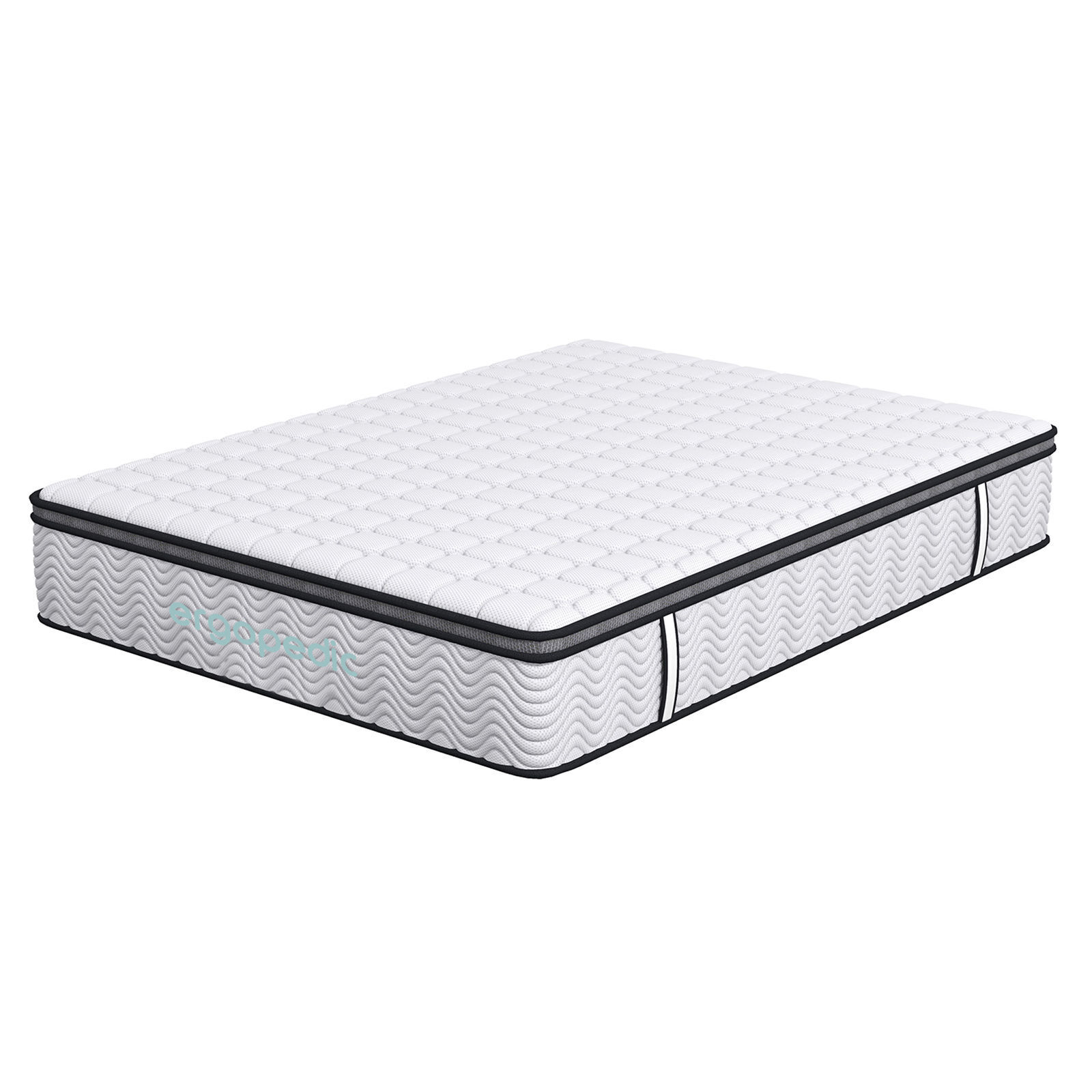 Ergopedic Mattress 5 Zone Latex Pocket Spring Mattress In A Box 30cm - Picture 10 of 44