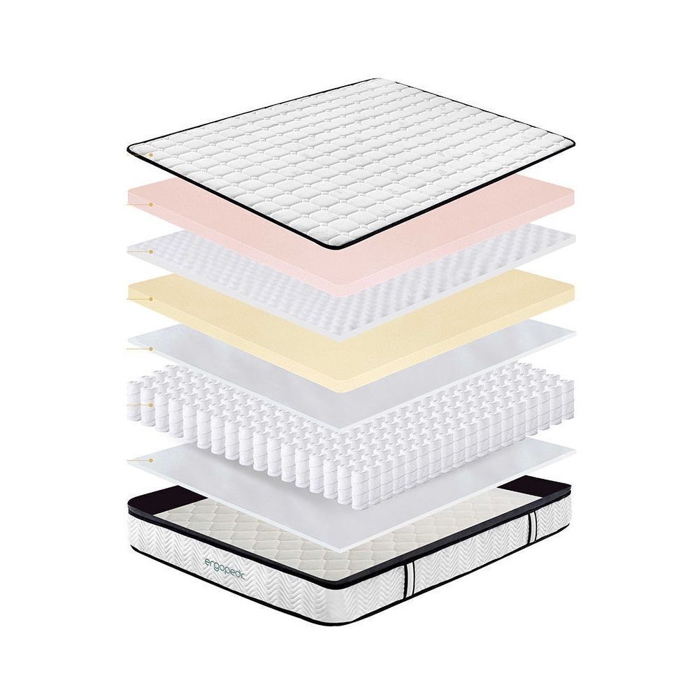 Ergopedic Mattress 5 Zone Latex Pocket Spring Mattress In A Box 30cm - Picture 13 of 44