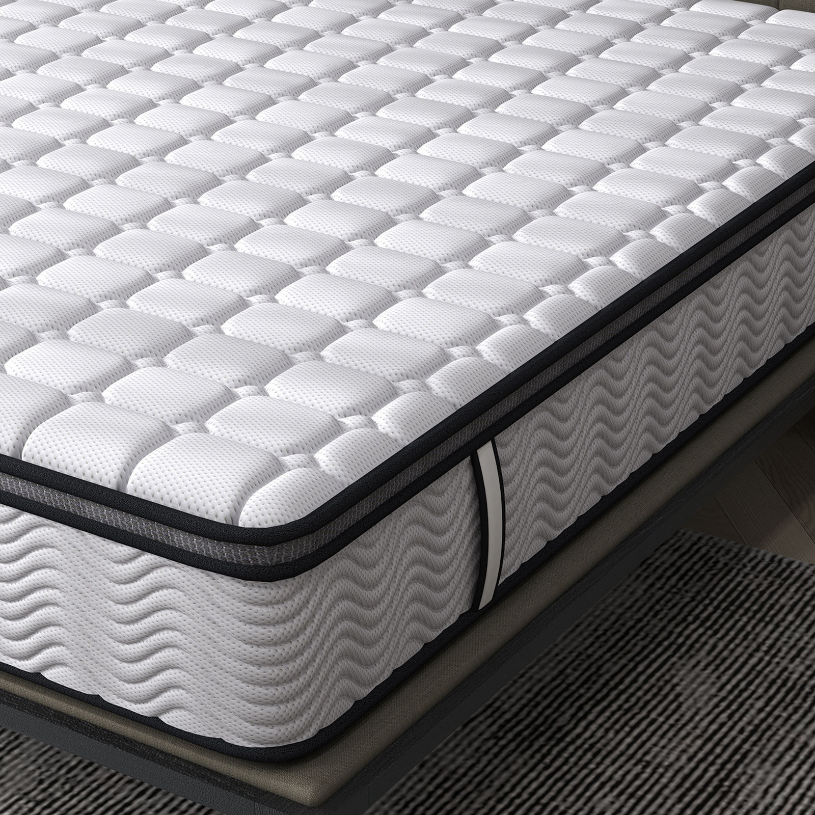 Ergopedic Mattress 5 Zone Latex Pocket Spring Mattress In A Box 30cm - Picture 19 of 44