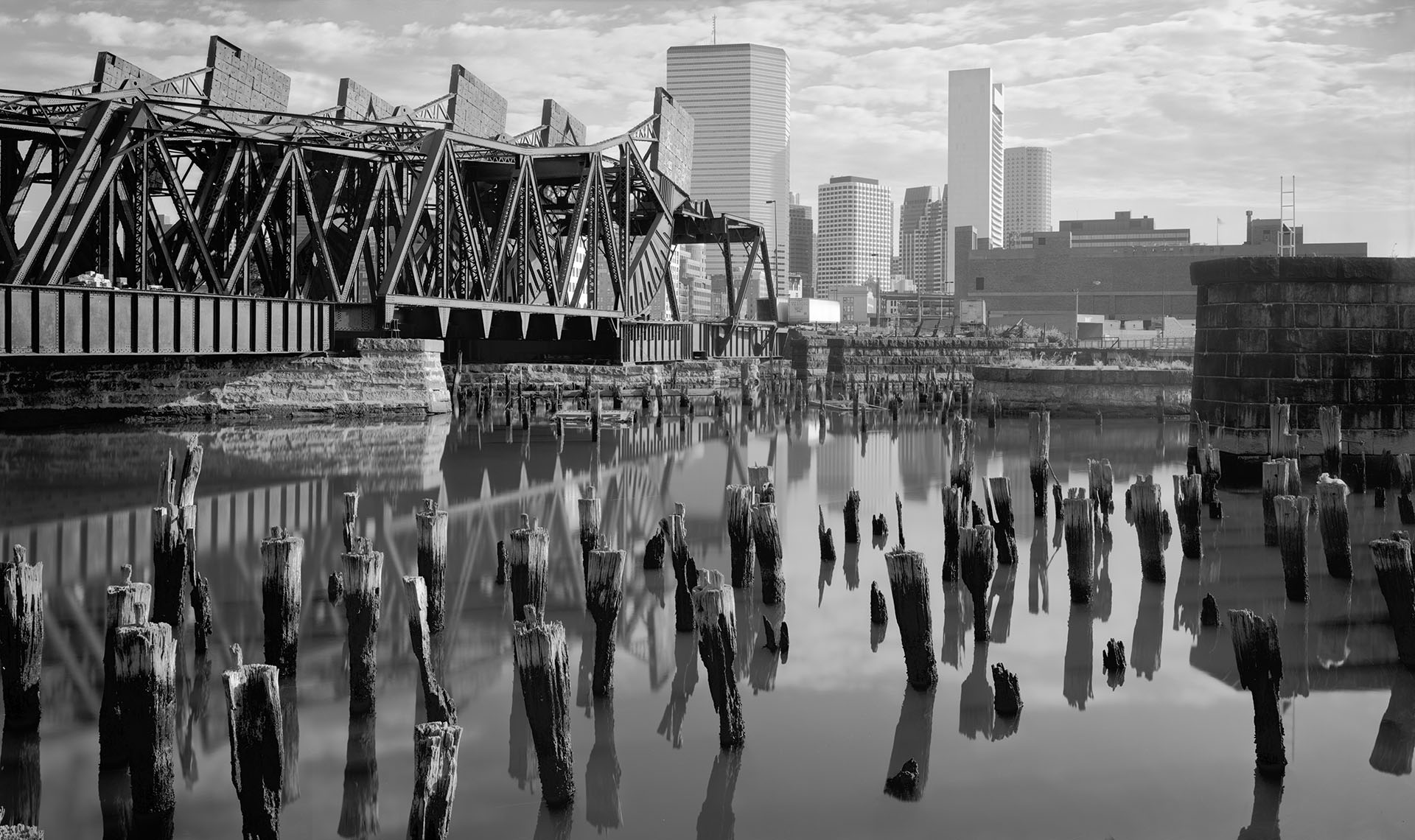 Old Colony Bridge with Skyline