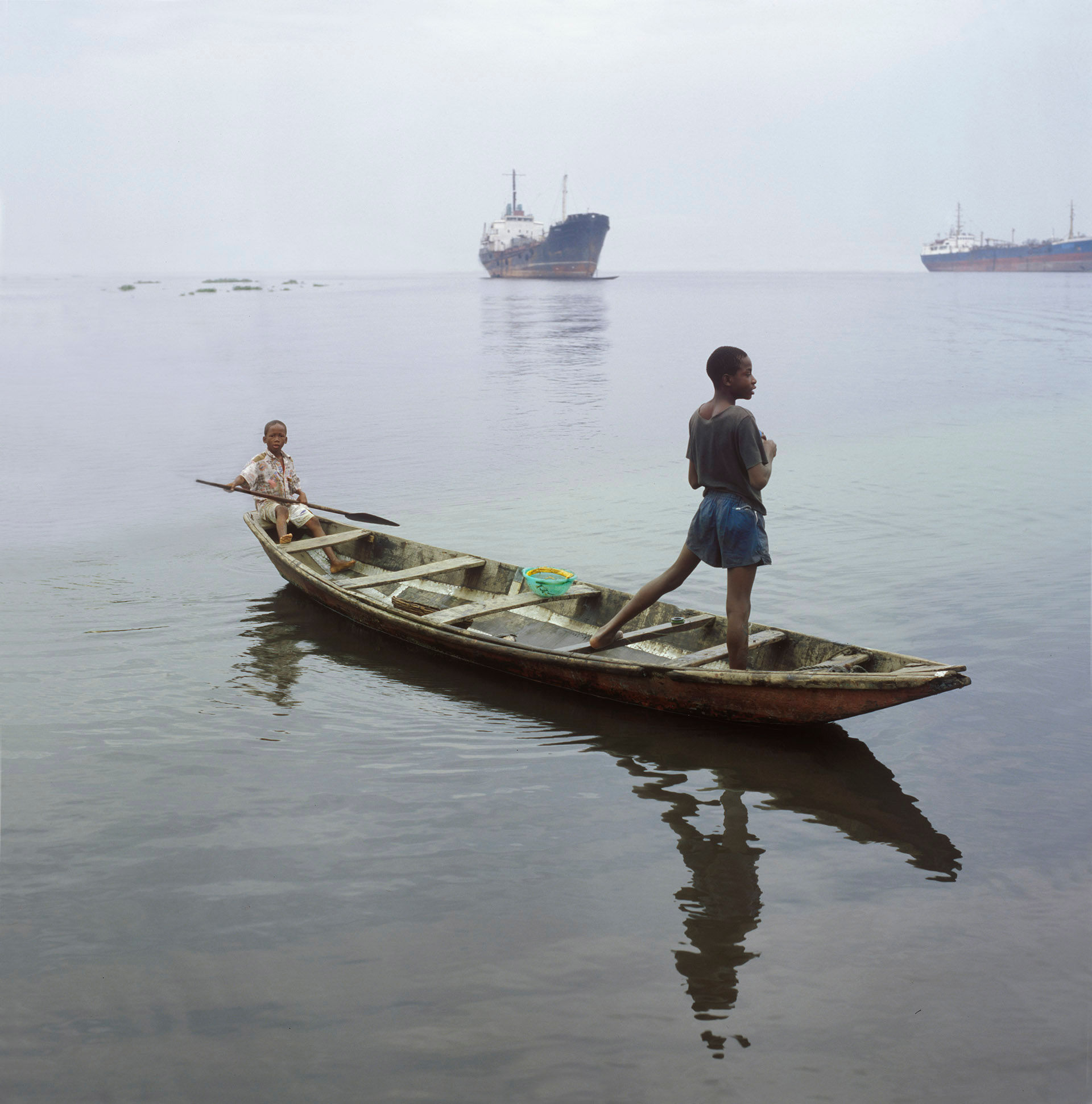 Boys in Pirogue, Lagos