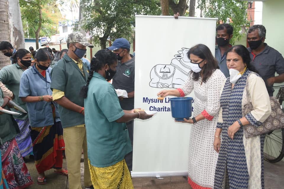 Mysore Book Clubs charitable outreach — 10
