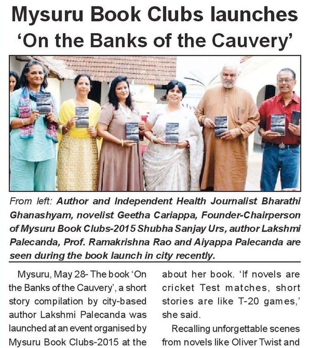Mysore Book Clubs in the news — 21