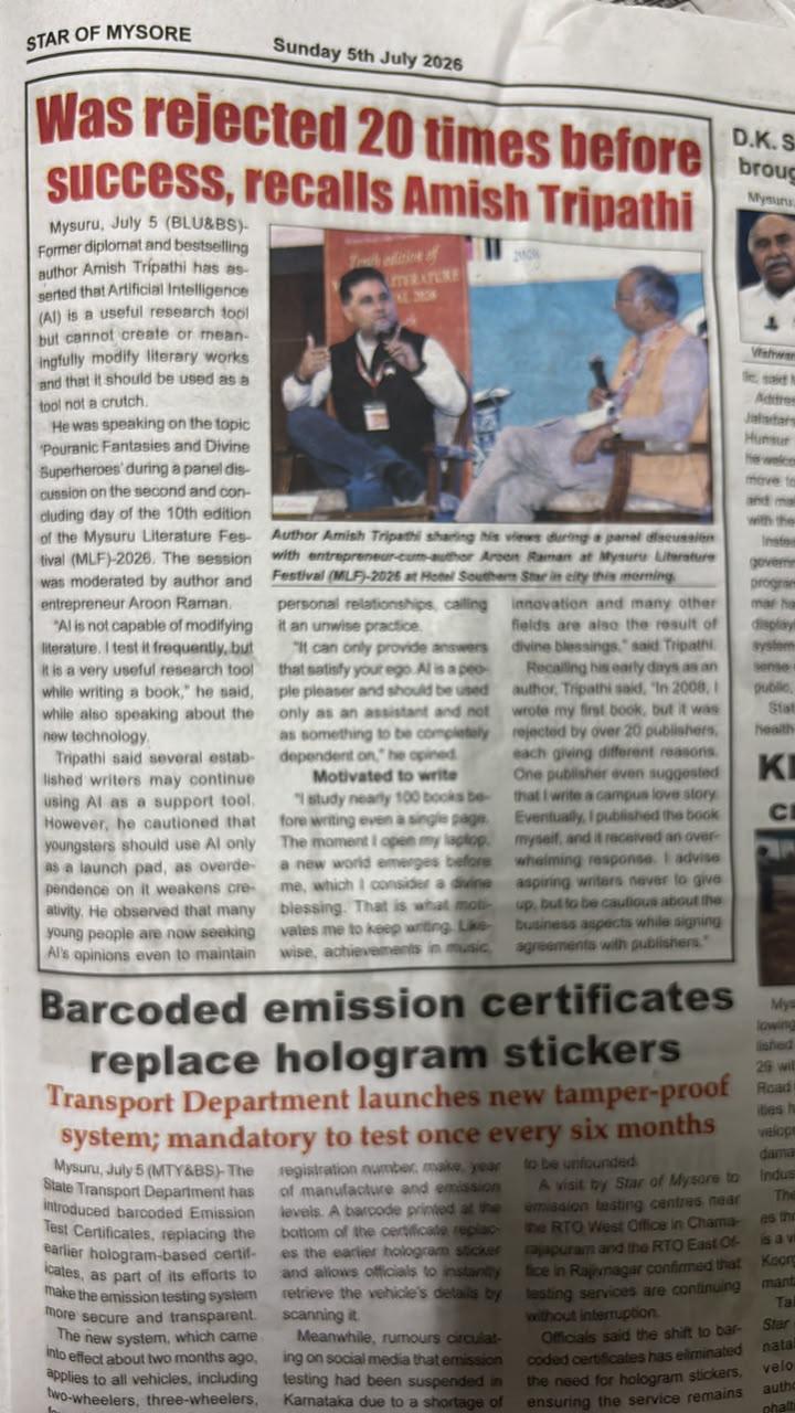 Mysuru Book Clubs in the news