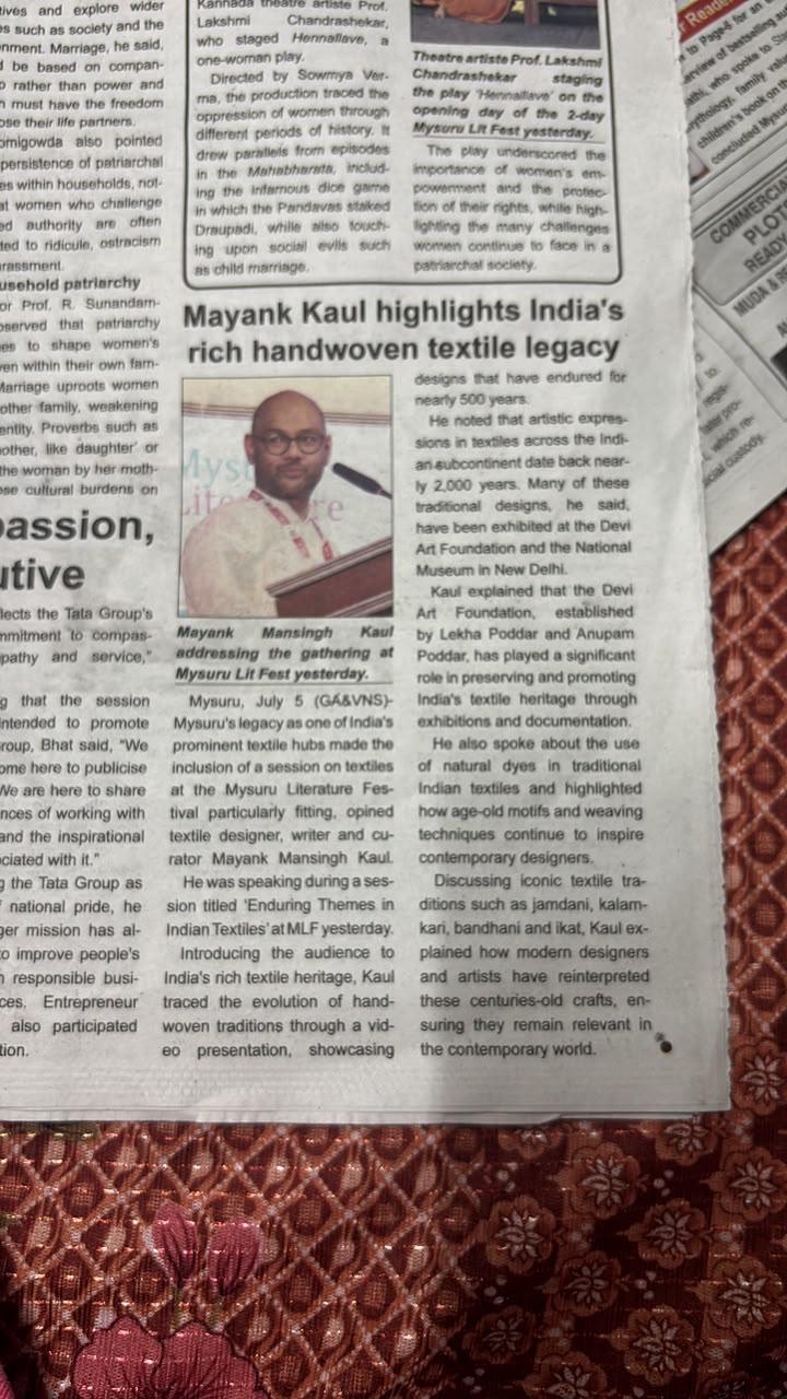 Mysuru Book Clubs in the news