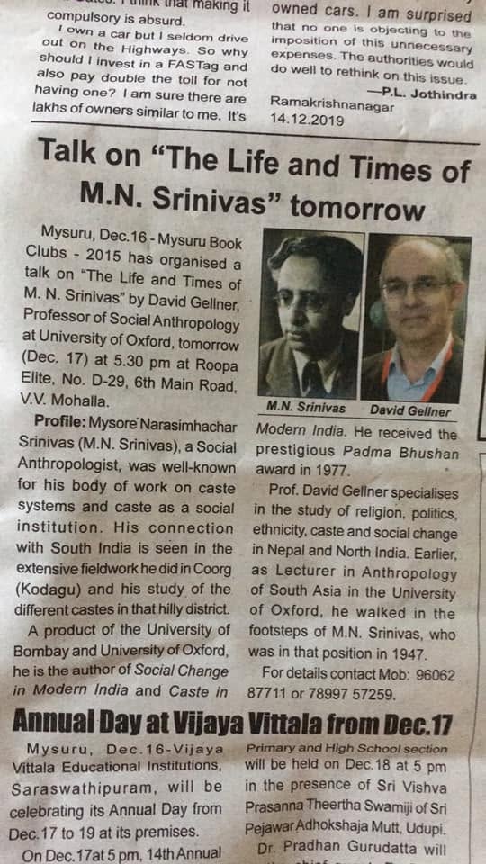 Mysuru Book Clubs in the news