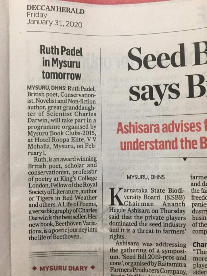 Mysuru Book Clubs in the news