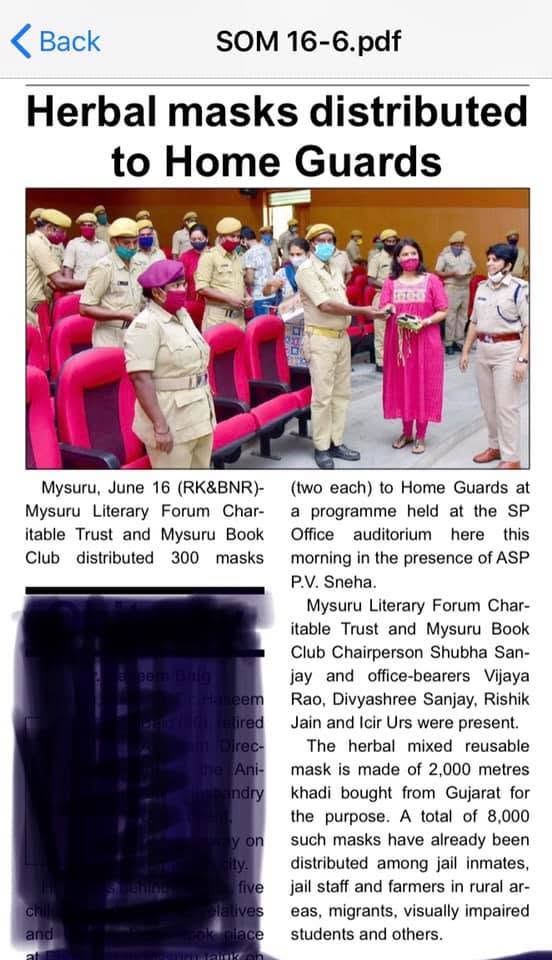 Mysuru Book Clubs in the news
