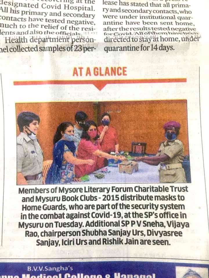 Mysuru Book Clubs in the news