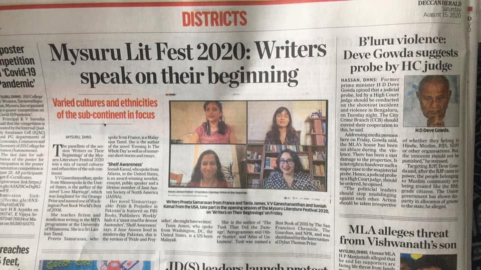 Mysuru Book Clubs in the news