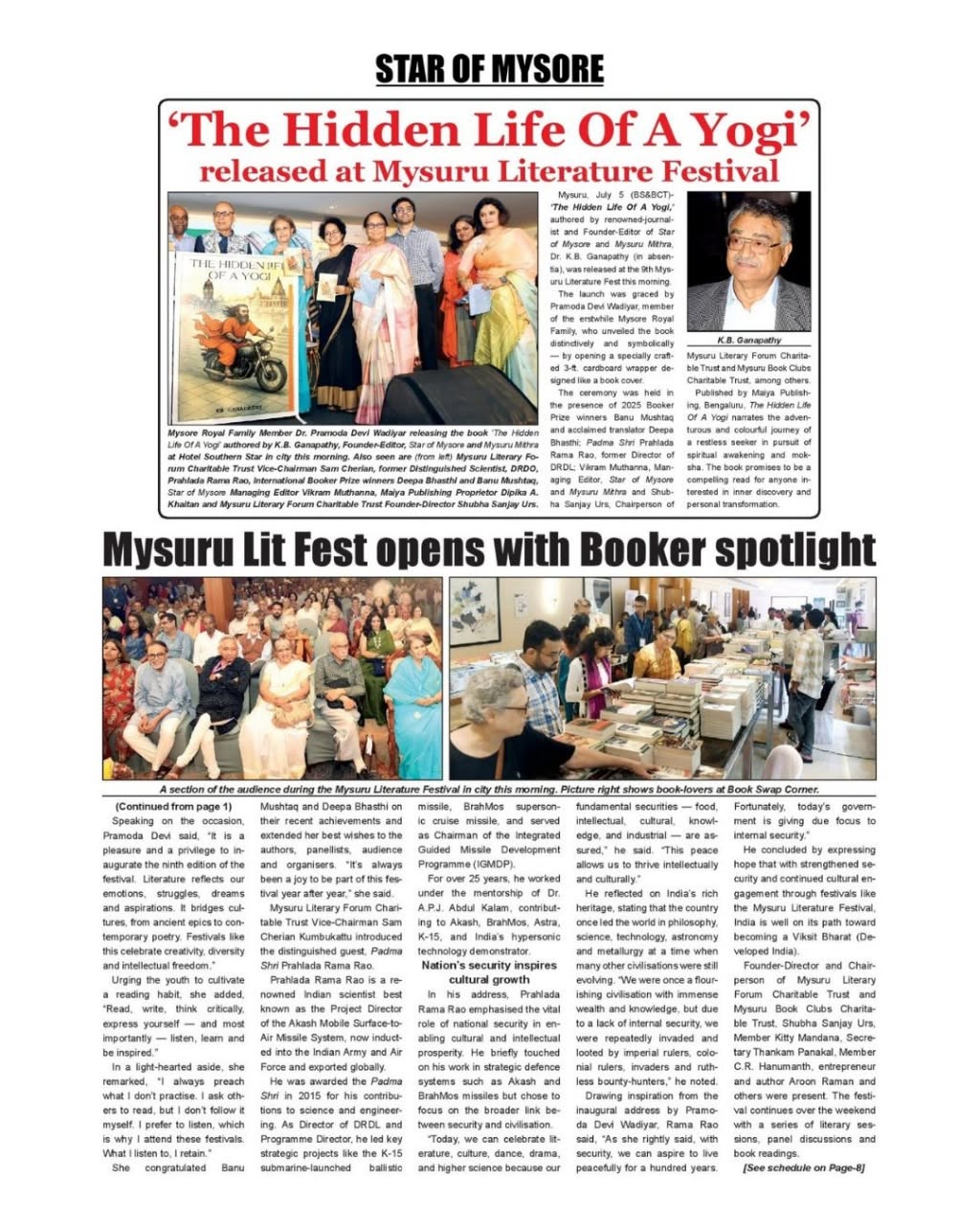 Mysore Book Clubs in the news — 30