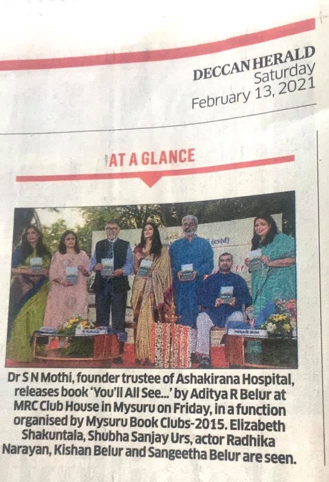 Mysuru Book Clubs in the news