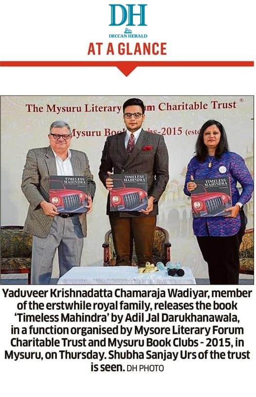 Mysuru Book Clubs in the news